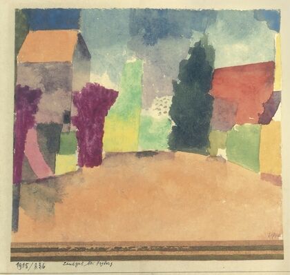Landgut Bei Fryburg (Country House Near Fribourg) (1915)