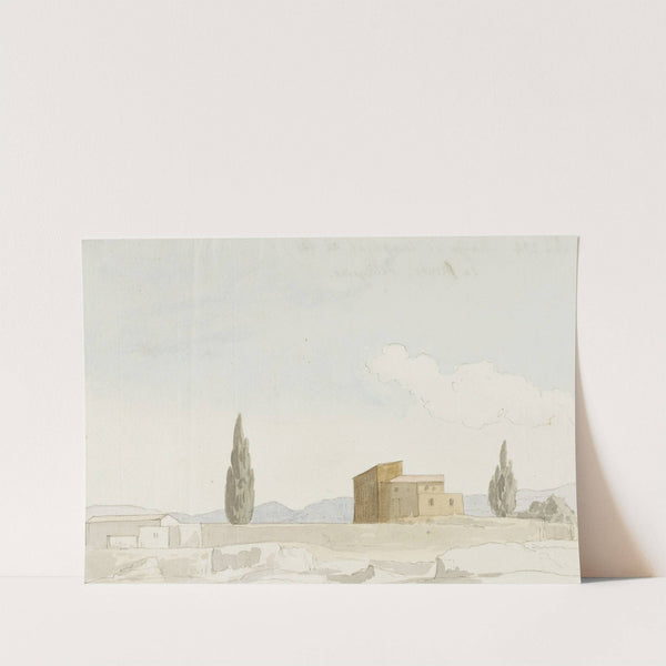 Landhuis aan voet van Monte Pellegrino (1778) by Abraham-Louis-Rodolphe Ducros