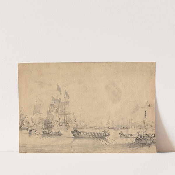 Landing of William of Orange at Tor Bay by Peter Monamy