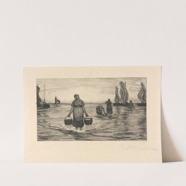 Landing Sardines at Low Tide by Robert Walker Macbeth