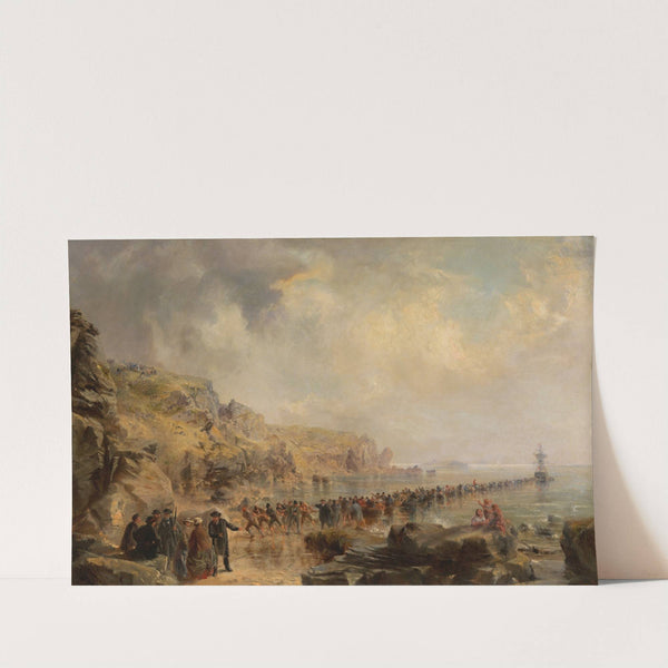 Landing the Shore End of the Atlantic Cable by Robert Charles Dudley