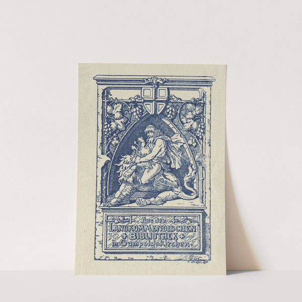 Landkommendischen Bibliothek (1894) by Hugo Gerard Strohl