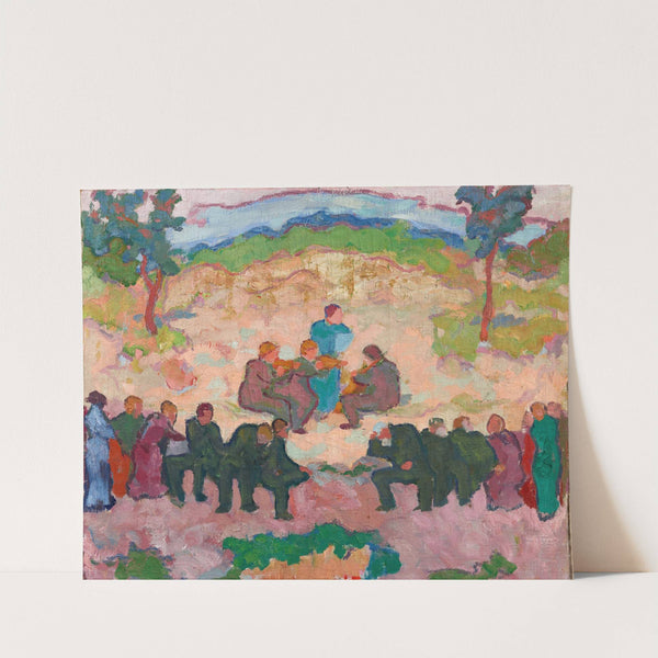 Landleute mit Musikanten (1909) by Gustav Gildemeister