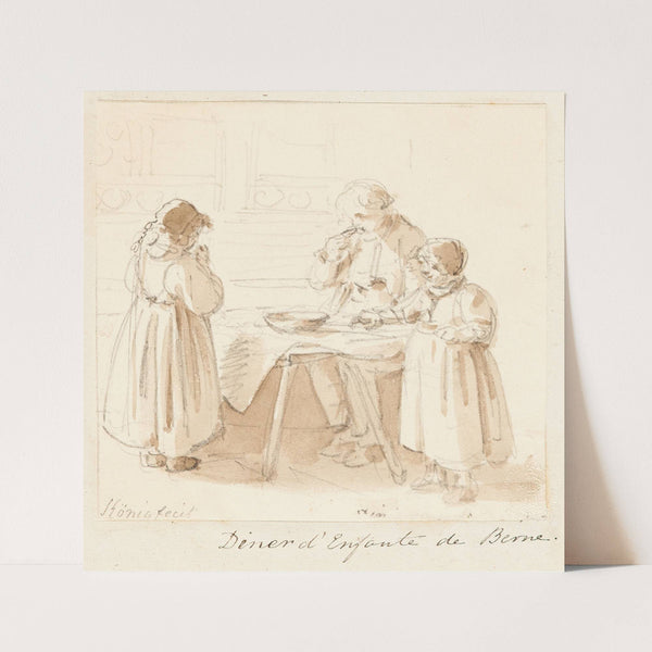 Ländliche Mahlzeit (1824) by Franz Niklaus König