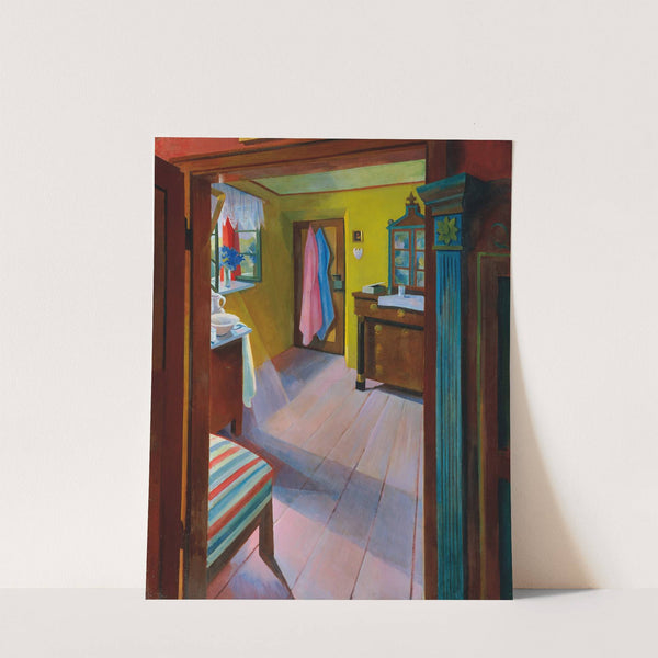 Ländliches Interieur by Ludwig Ferdinand Graf