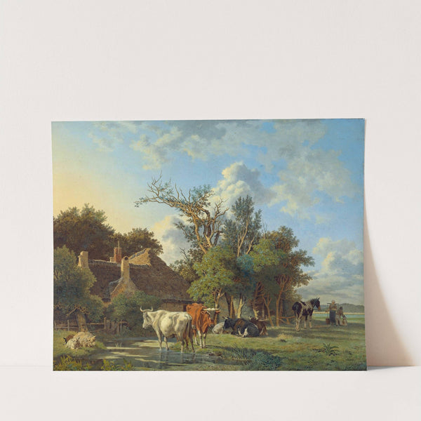 Landscape by Jean François Valois