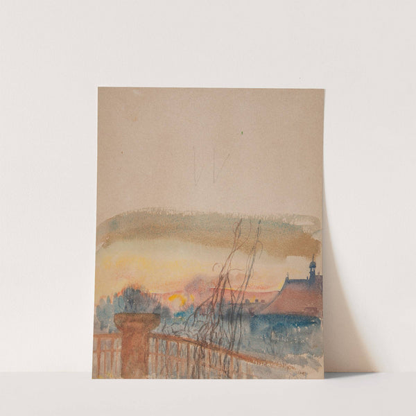 Landscape by Jadwiga Gałęzowska