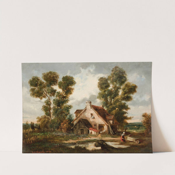 Landscape by Napoleon Michał Iłłakowicz