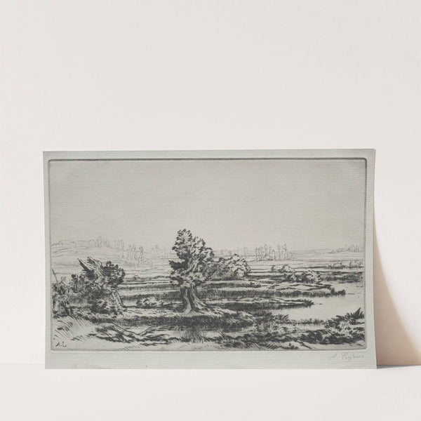 Landscape 3 (c. 1857–1911) by Alphonse Legros