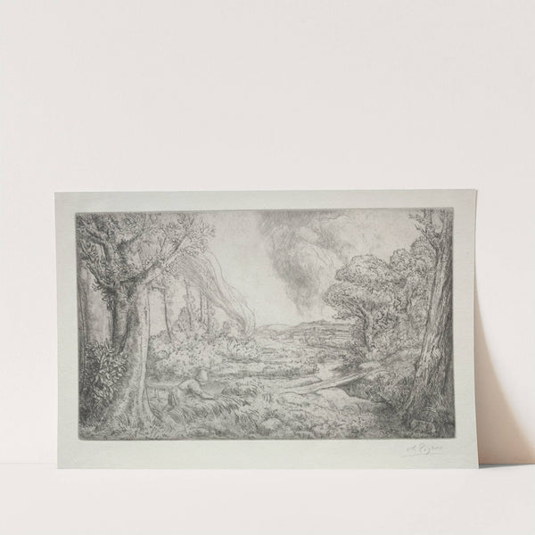 Landscape 4 (c. 1857–1911) by Alphonse Legros