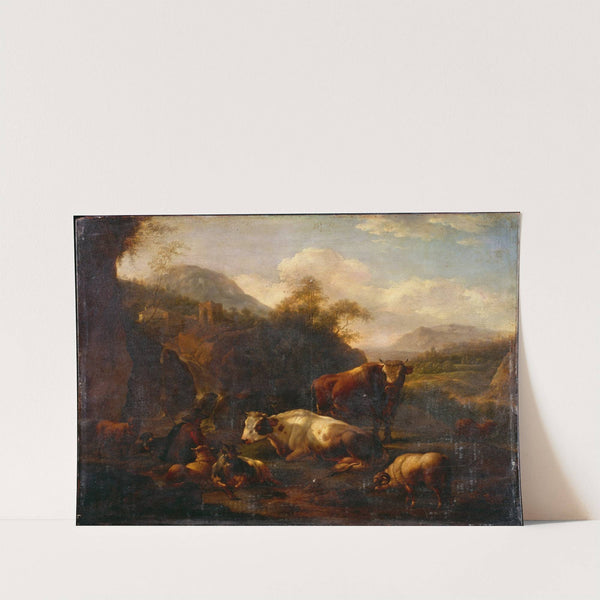 Landscape by Johann Heinrich Roos