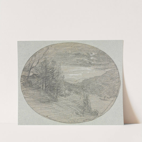 Landscape (1800s) by François-Auguste Ravier