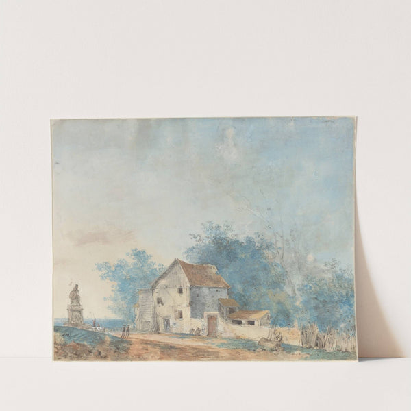 Landscape by Louis Gabriel Moreau