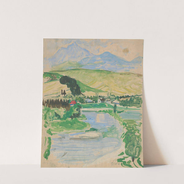 Landscape by Arnold Peter Weisz-Kubínčan