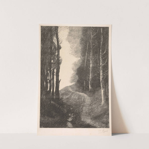 Landscape at Bouleaux (c. 1857–1911) by Alphonse Legros