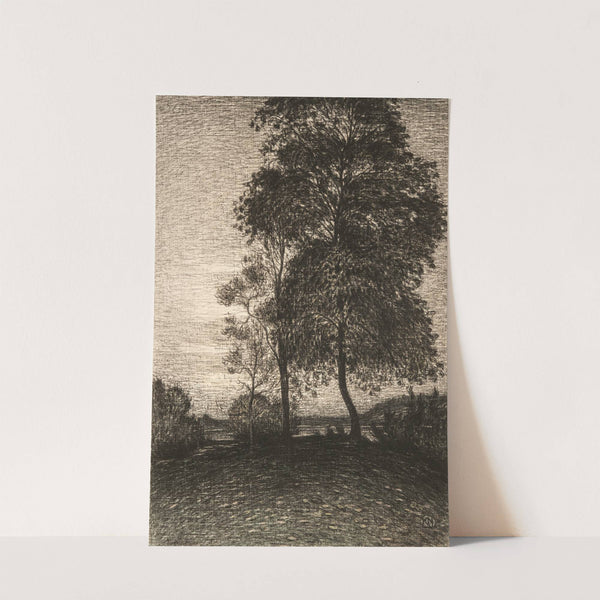 Landscape at Dusk with Trees by Karl Nordström