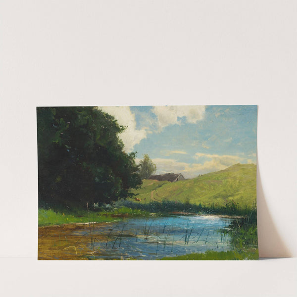 Landscape at Köpingebro, near Ystad by Gustaf Rydberg