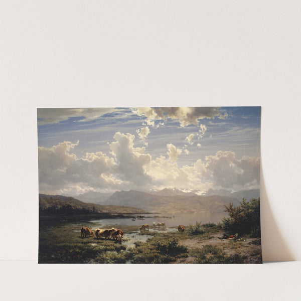 Landscape at Lake of Lucerne by Robert Zünd