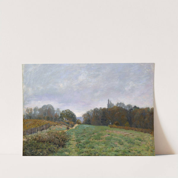 Landscape at Louveciennes (1873) by Alfred Sisley