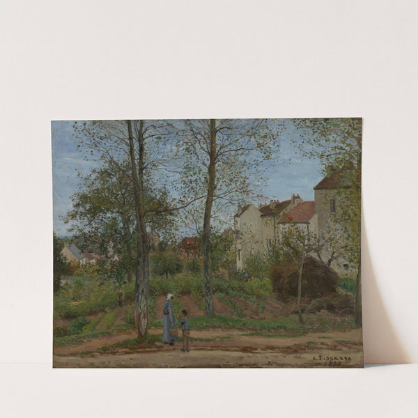 Landscape at Louveciennes (1870) by Camille Pissarro