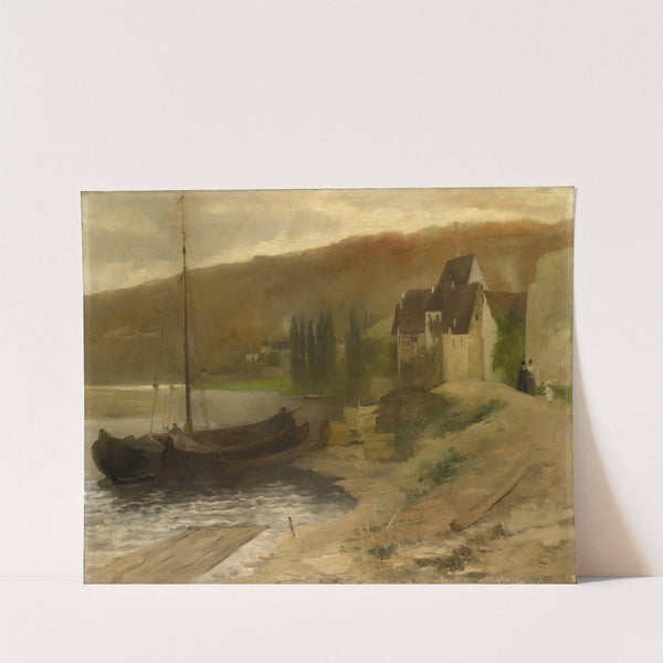 Landscape at the Main River by Ernst Schiess