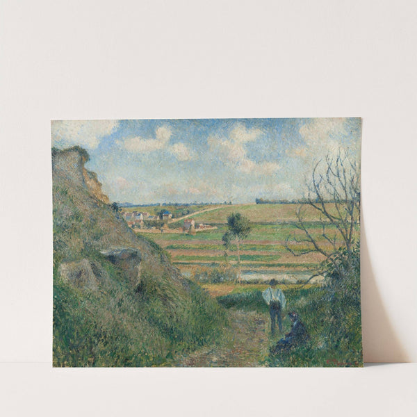 Landscape, Bazincourt (1881) by Camille Pissarro
