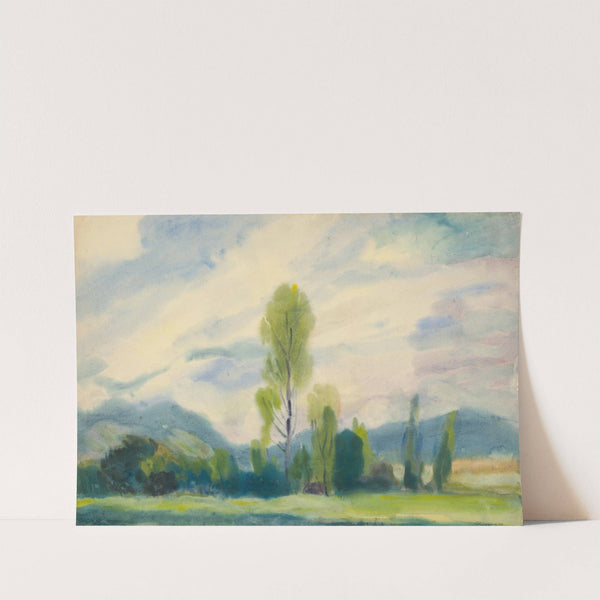 Landscape below the Low Tatras by Zolo Palugyay