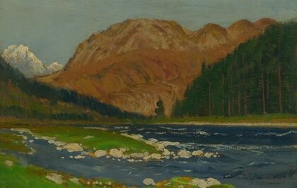 Landscape by the Danube