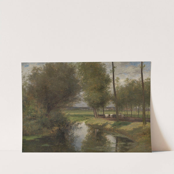 Landscape by the River Lys by César De Cock