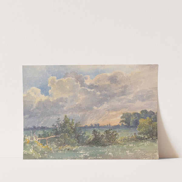 Landscape during Sunset by Friedrich Carl von Scheidlin