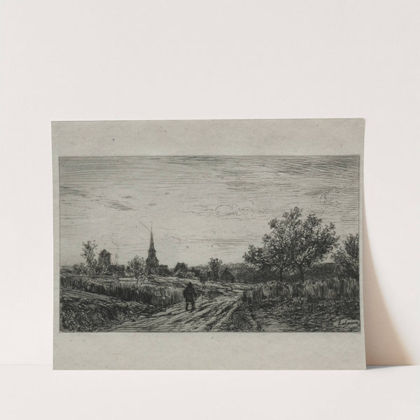 Landscape, Evening (Returning Home) (1866)