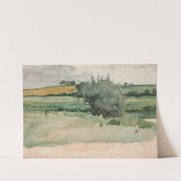 Landscape – Fields by Edwin Austin Abbey