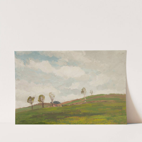 Landscape fin the vicinity of Kameničky by Gustav Macoun