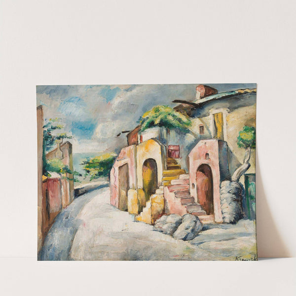 Landscape from Catalonia (Small street in Collioure) by Roman Kramsztyk