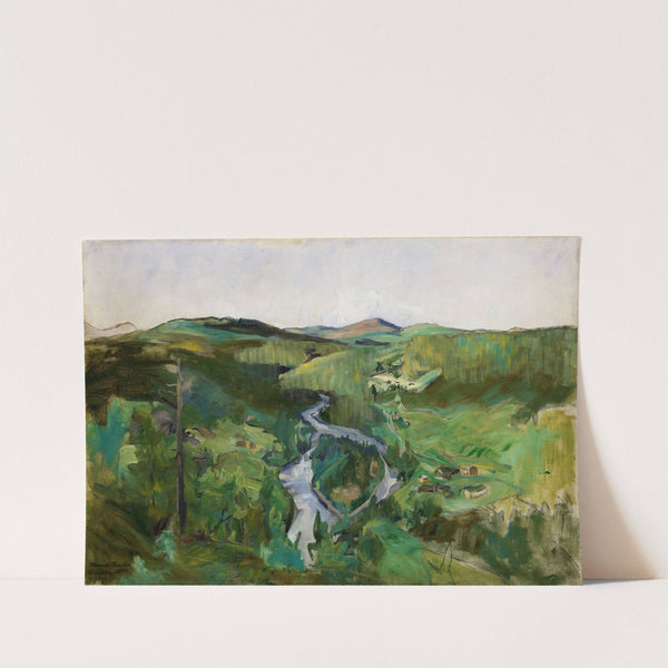 Landscape from Foldalen by Harriet Backer