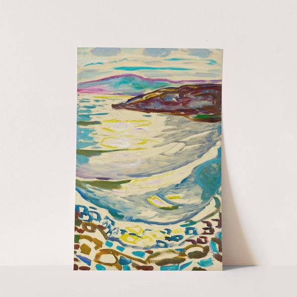 Landscape from Hvitsten (1918–1919) by Edvard Munch