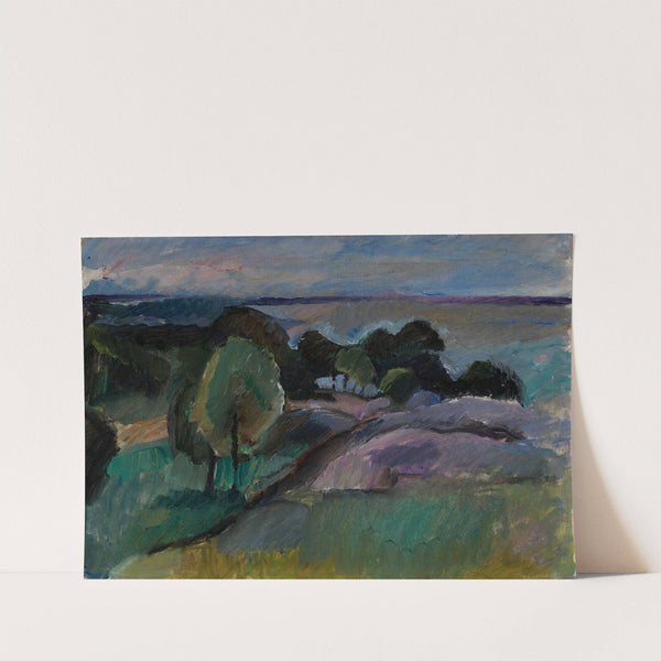 Landscape From Korkeasaari, 1913 by Valle Rosenberg