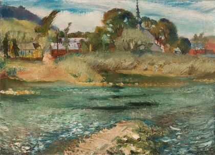 Landscape from Krościenko (1933)