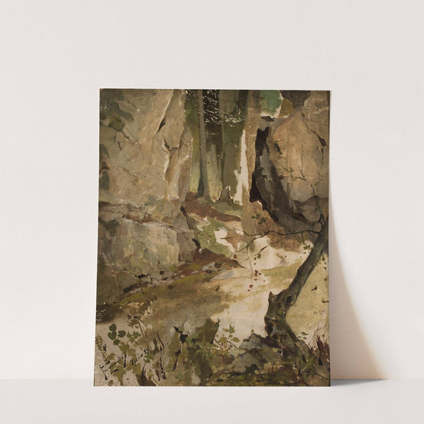 Landscape from Ojców by Franciszek Żmurko