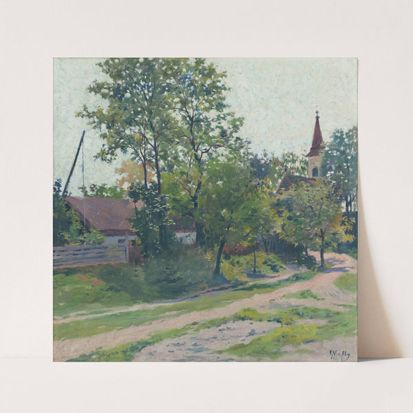 Landscape from Petržalka (1911) by Gustáv Mallý