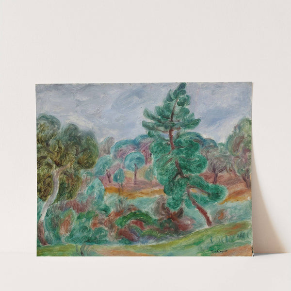Landscape from Saint-Tropez (1921) by Józef Pankiewicz