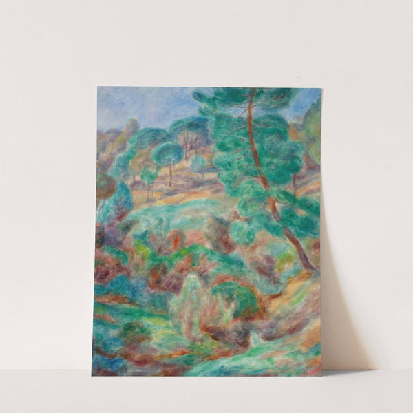 Landscape from Saint-Tropez – Stone pines (1921) by Józef Pankiewicz