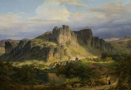 Landscape from the Eifel mountains — size preview