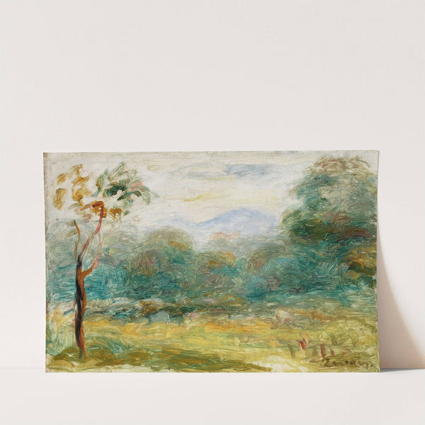 Landscape from the south of France (Cagnes-sur-Mer) (1911) by Pierre-Auguste Renoir