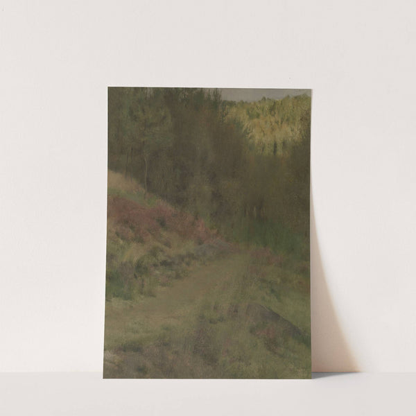 Landscape in Fosset (circa 1890-1895) by Fernand Khnopff