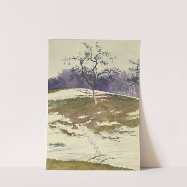 Landscape in late autumn by Friedrich Mook