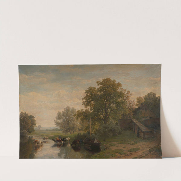 Landscape in Limburg (1886) by Frans Keelhoff