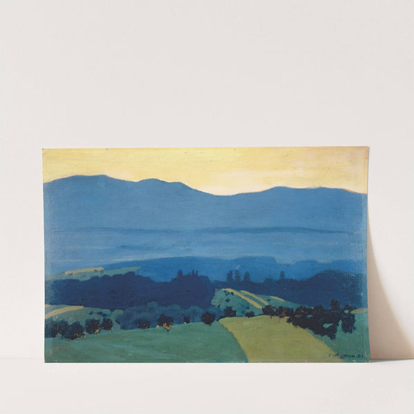 Landscape in the Jura Mountains near Romanel (1900) by Félix Vallotton