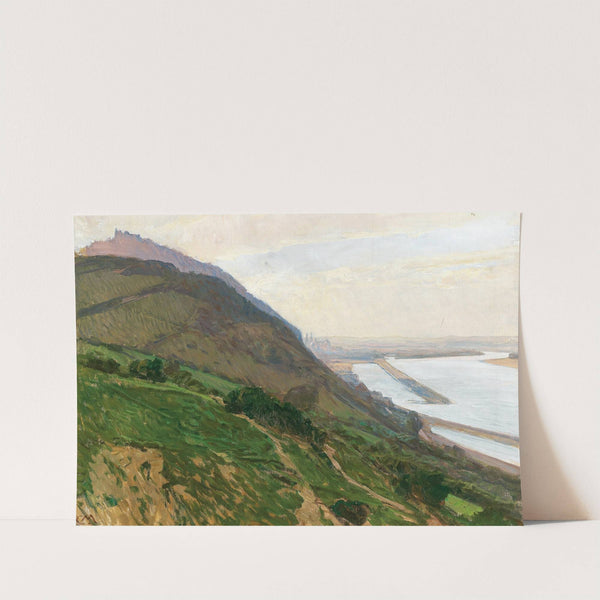 Landscape in the Riviera Ligure, Italy by Carl Moll