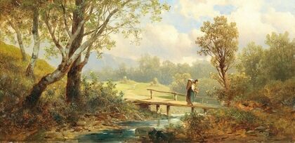 Landscape in the Upper Austria